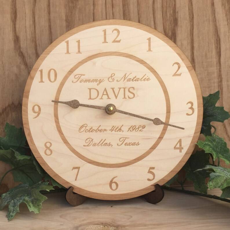 How To Laser Engrave Wooden Clocks Algolaser